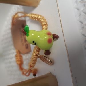 Cheeky Pear cute charm bracelet Simple loop pattern